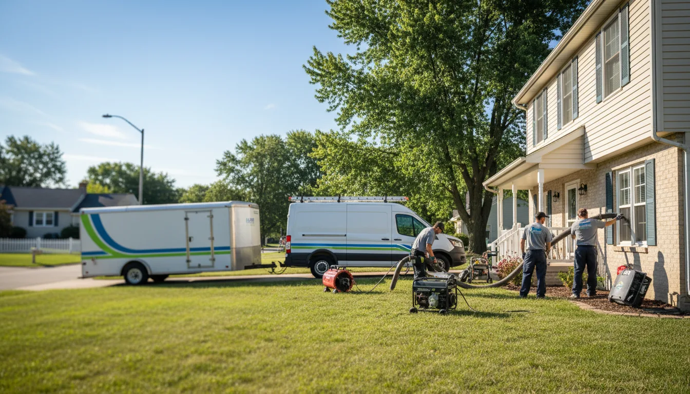 Flooded Basement Restoration And Cleanup With Repair in Winchester, OH near me